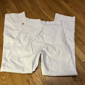 Noppies Maternity Adjustable White Pants Size Medium